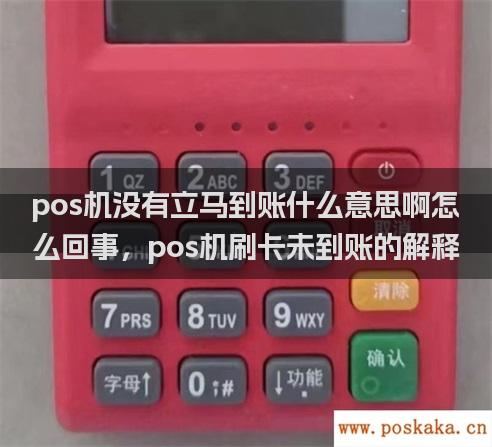 pos机没有立马到账什么意思啊怎么回事，pos机刷卡未到账的解释