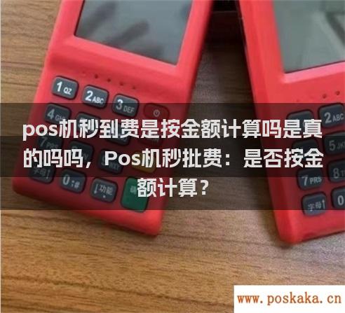 pos机秒到费是按金额计算吗是真的吗吗，Pos机秒批费：是否按金额计算？