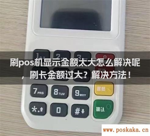 刷pos机显示金额太大怎么解决呢，刷卡金额过大？解决方法！