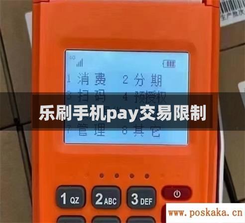 乐刷手机pay交易限制