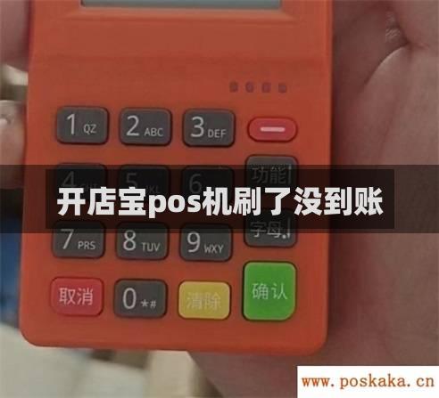 开店宝pos机刷了没到账