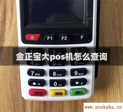 金正宝大pos机怎么查询